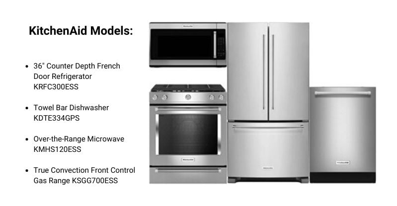 10 Best Stainless Steel Kitchen Appliance Packages Reviews Ratings   KitchenAid Appliance Package 